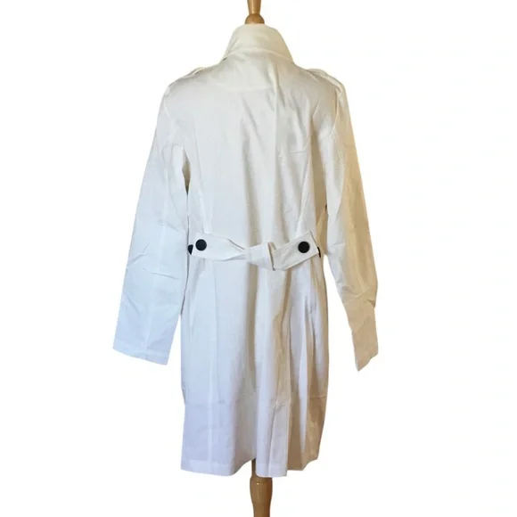 Universal Standard Derjon White Trench Coat